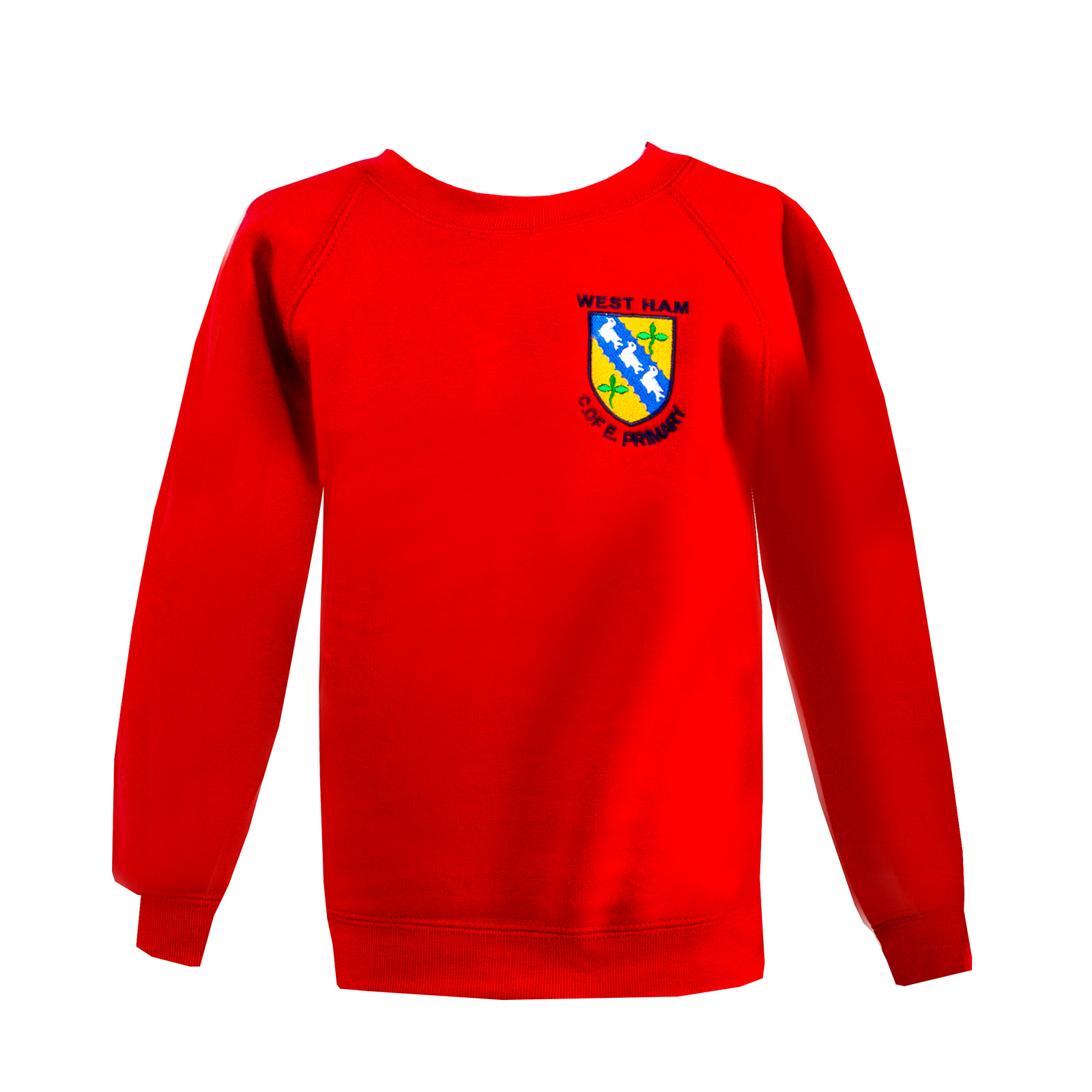 West Ham Church CofE Primary School sweatshirt Ian Howard Schoolwear